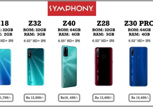 अनलाइन कक्षालाई उपयुक्त हुने सिम्फोनी ब्राण्डका स्मार्टफोनहरु सूपथ मूल्यमा