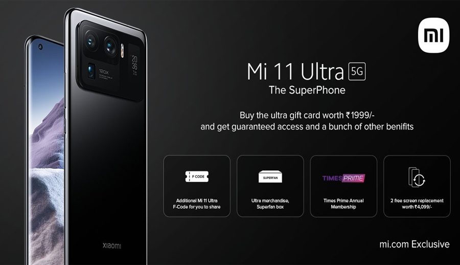 भारतमा शाओमी एमआई ११ अल्ट्राको रजिस्ट्रेशन खुला