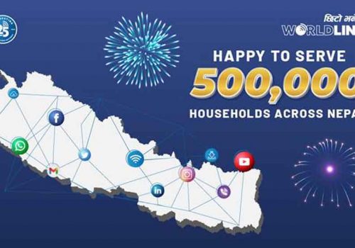 WorldLink achieves the milestone of serving 500,000 households