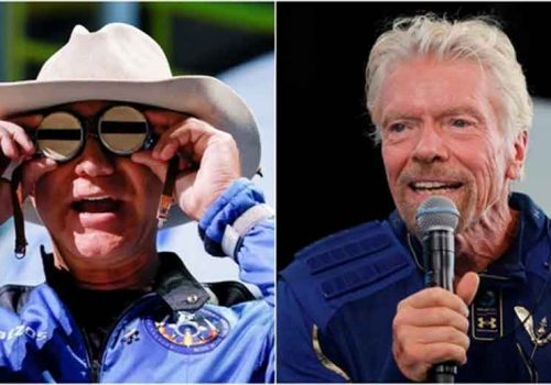 जेफ बेजोस र रिचर्ड ब्रान्सन अझै अन्तरिक्ष यात्री नभएको अमेरिकाको भनाई