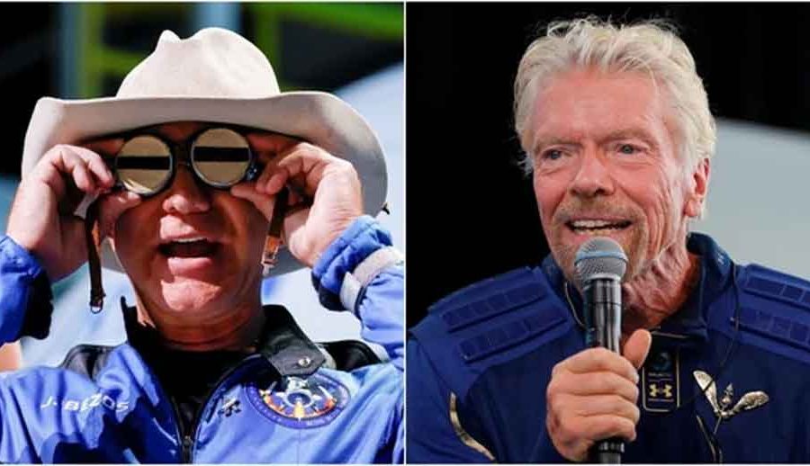 जेफ बेजोस र रिचर्ड ब्रान्सन अझै अन्तरिक्ष यात्री नभएको अमेरिकाको भनाई