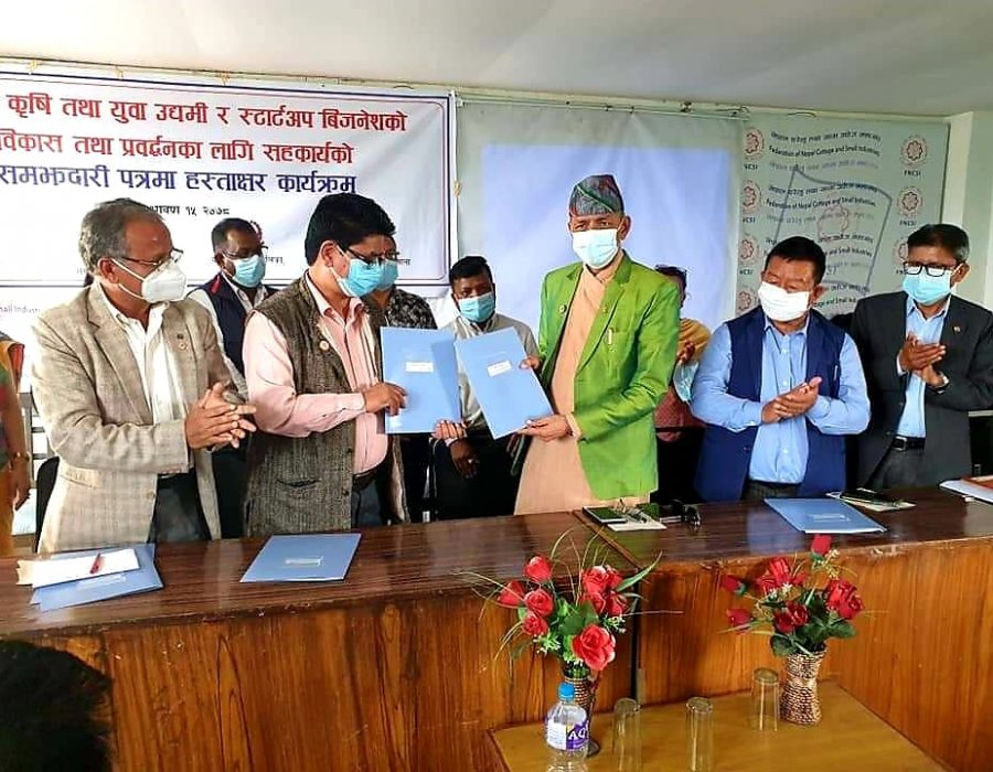 स्टार्टअप र उद्यमशीलता विकास गर्न घरेलु महासंघको स्थानीय तहसँग सहकार्य