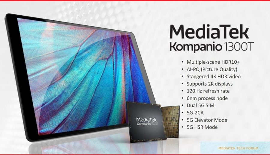 मिडियाटेकद्वारा ट्याब्लेट र ल्यापटपका लागि कोम्पानियो १३००टी चिपसेट सार्वजनिक