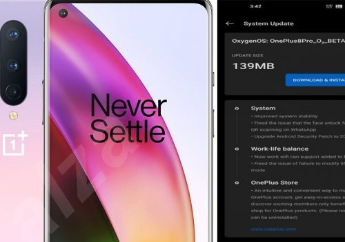 वनप्लस ८ सिरिजमा अक्सिजन ओएस ओपन बिटा १२ उपलब्ध हुन शुरु
