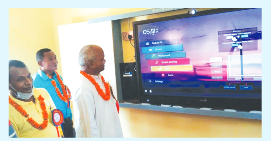 प्रविधिमैत्री विद्यालय सञ्चालनमा आएपछि स्थानीय हर्षित