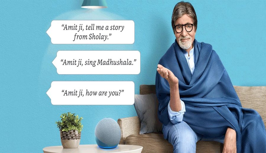 भारतमा उपलब्ध एलेक्सामा अब अमिताभ बच्चनले गीत र डाइलग सुनाउने, माैसमी विवरण भन्ने