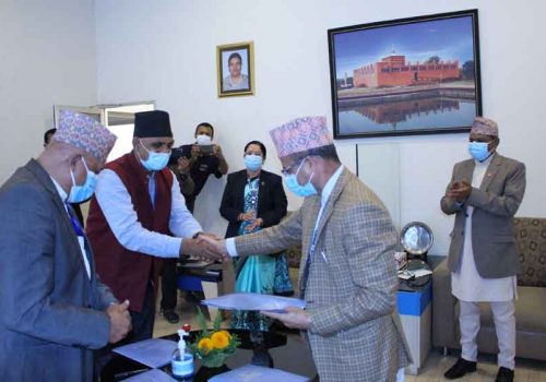 राष्ट्र बैंक र त्रिभुवन विश्वविद्यालयबीच शोधवृत्ति सम्बन्धी समझदारी