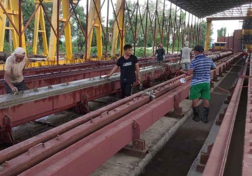 विद्युत प्राधिकरणले मोरङबाट विद्युतका कंक्रिट पोल उत्पादन सुरु