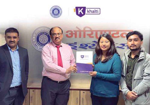 ओरिएण्टल इन्स्योरेन्स कम्पनीको नविकरण बीमा शुल्क खल्तीबाट भुक्तानी गर्न सकिने