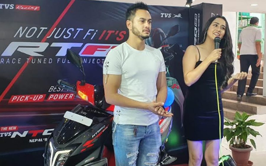 टिभीएस एनटर्क १२५रेस ट्युन्ड फ्युल ईन्जेक्शन (आरटीएफआई) अब पोखरामा