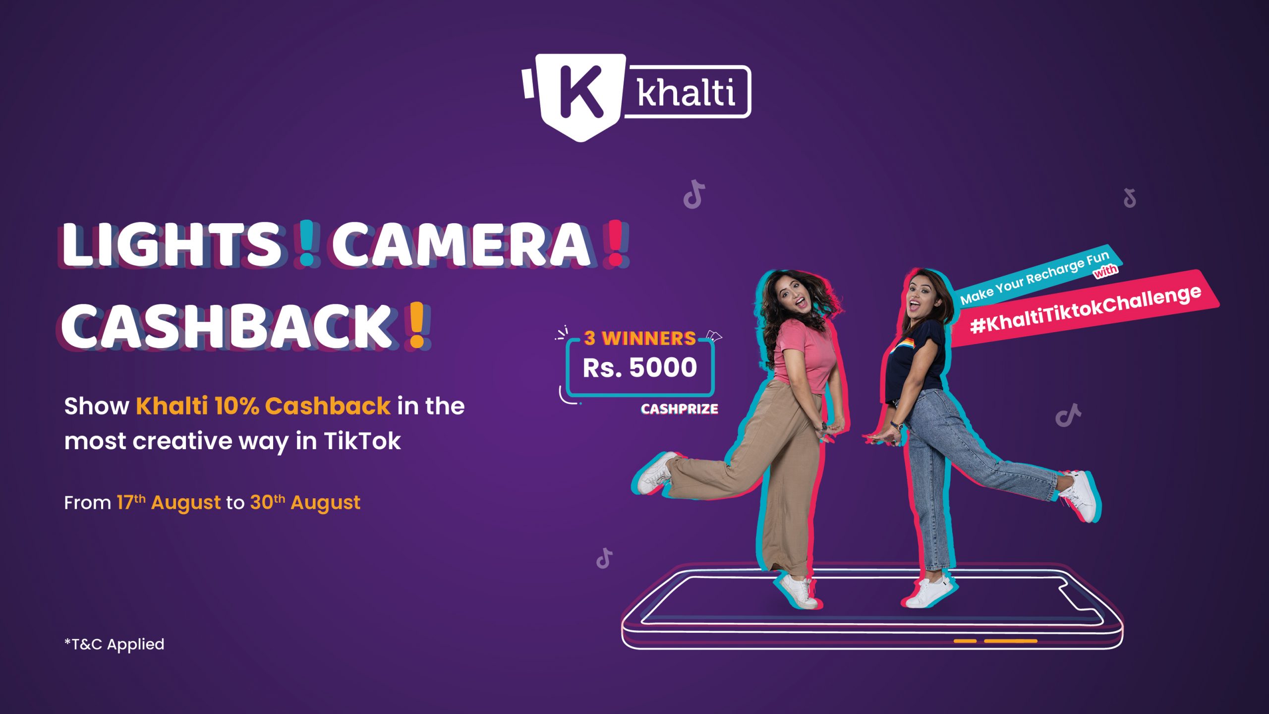 Khalti organizes TikTok challenge competition on Nepal’s biggest 10% cashback offer