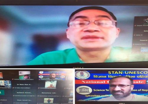 यूनेस्को विज्ञान विद्यार्थी प्रतिभा पहिचान कार्यक्रम २०२१ मा मोफसलका तीन विद्यार्थी सर्वोत्कृष्ट