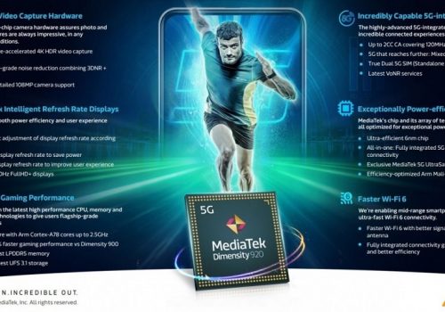 मिडियाटेकद्वारा ६एनएम डाइमेन्सिटी ९२० र ८१० चिपसेट सार्वजनिक