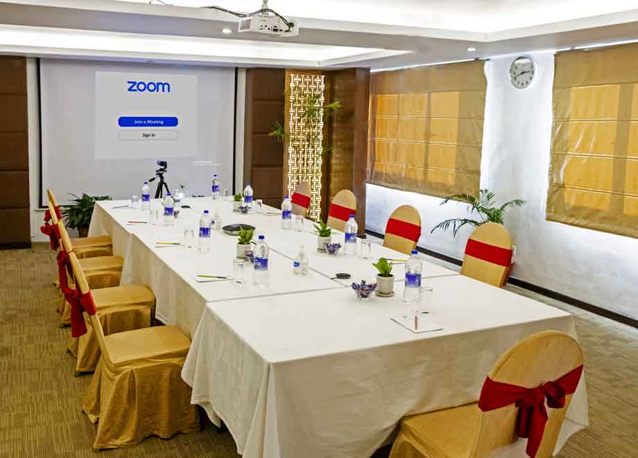 होटल साम्बालाद्वारा जुम रुमको व्यवस्था, मिटिङ गर्न एडभान्स प्रविधिको प्रयोग