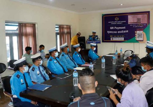 चालकले तिर्नुपर्ने जरिवाना रकम आजदेखी क्यूआर भुक्तानी माध्यमबाटै गर्न पाउने
