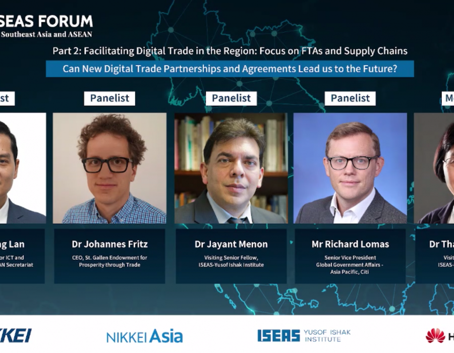 Next five years crucial for ASEAN digitizing trade and economy: NIKKEI-ISEAS forum