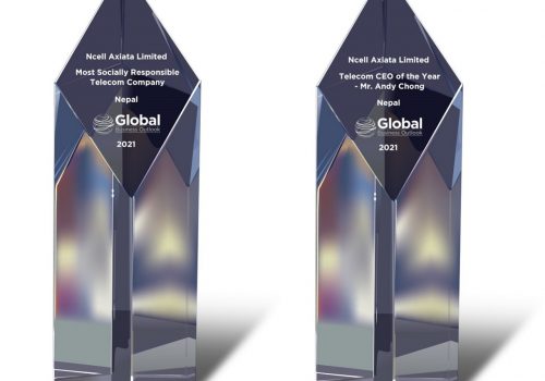 एनसेल ‘ग्लोबल बिजनेस आउटलुक अवार्ड २०२१’ का दुई विधामा पुरस्कृत, ‘वर्ल्ड कम्युनिकेसन्स अवार्ड २०२१’ का लागि सूचीकृत