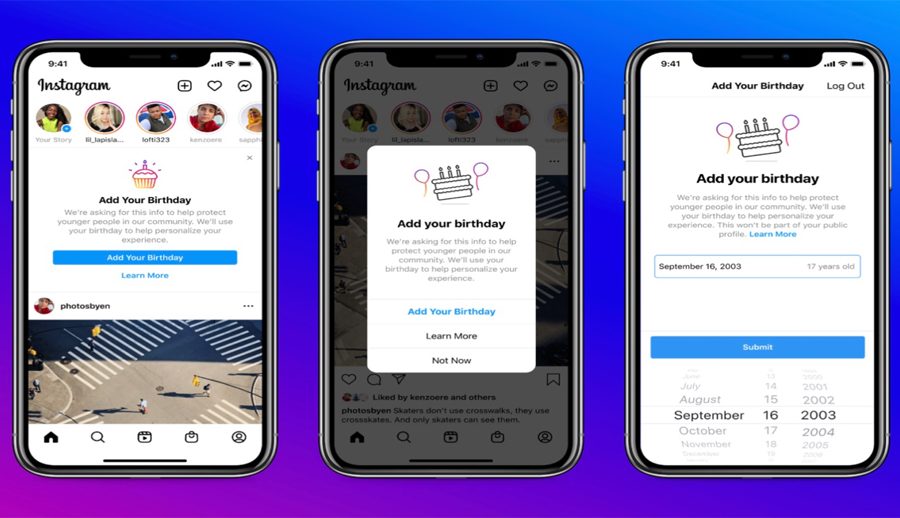 इन्स्टाग्राम प्रयोग गर्न अब जन्ममिति अनिवार्य रुपमा उल्लेख गर्नुपर्ने