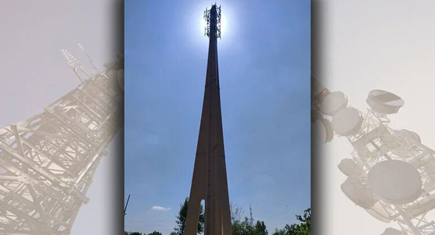 इन्विटद्धारा इटालीमा पहिलो काठद्वारा निर्मित मोबाइल टावर स्थापना