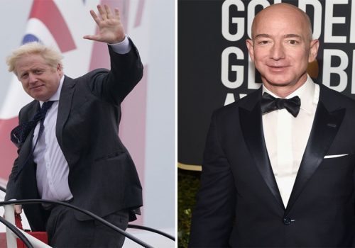 बेलायती प्रधानमन्त्री जोन्सनले करका बारेमा जेफ बेजोसलाई चुनाैती दिने