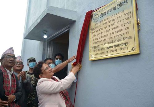 सोलारबाट उत्पादित विद्युत् राष्ट्रिय प्रसारण लाइनमा