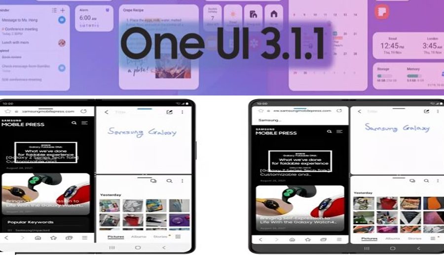 सामसङद्वारा पुराना फोल्डेबल फोनहरुमा वन यूआई ३.१.१ अपडेट उपलब्ध गराउन शुरु
