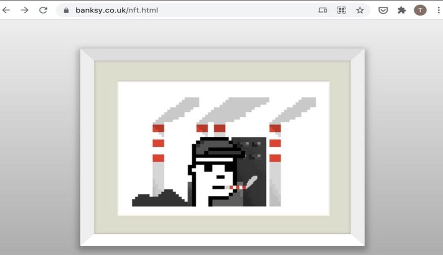 ब्यांक्सीको एनएफटी घटनाअघि दिएइको थियो वेबसाइटमा सुरक्षा खतरा रहेको चेतावनी