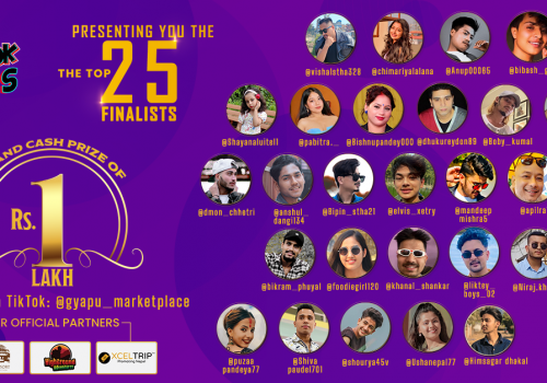 ग्यापु टिकटक हिरोका टप २५ को नाम सार्वजनिक