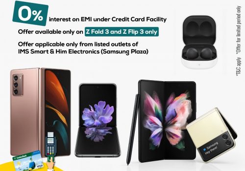 Sanima Bank offers Zero % EMI on purchase of Samsung Flagship Mobiles