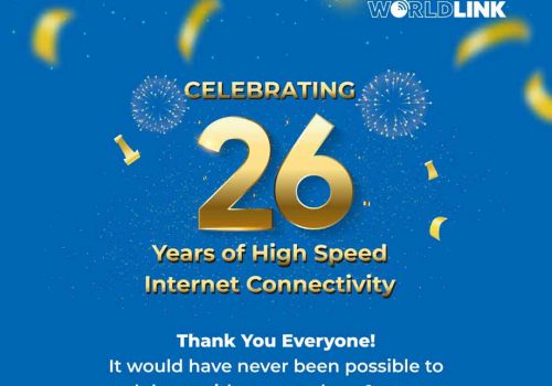 इन्टरनेट सेवा प्रदायक वर्ल्डलिंक कम्युनिकेशन्स २६ औं वर्षमा
