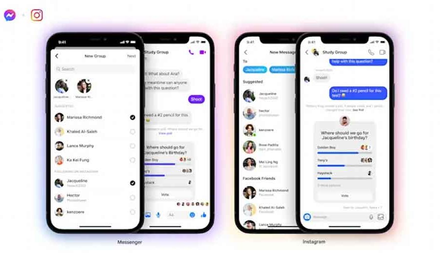 इन्स्टाग्राम प्रयोगकर्ताहरु अब मेसेन्जरमा समूह च्याटमा सामेल हुन सक्ने