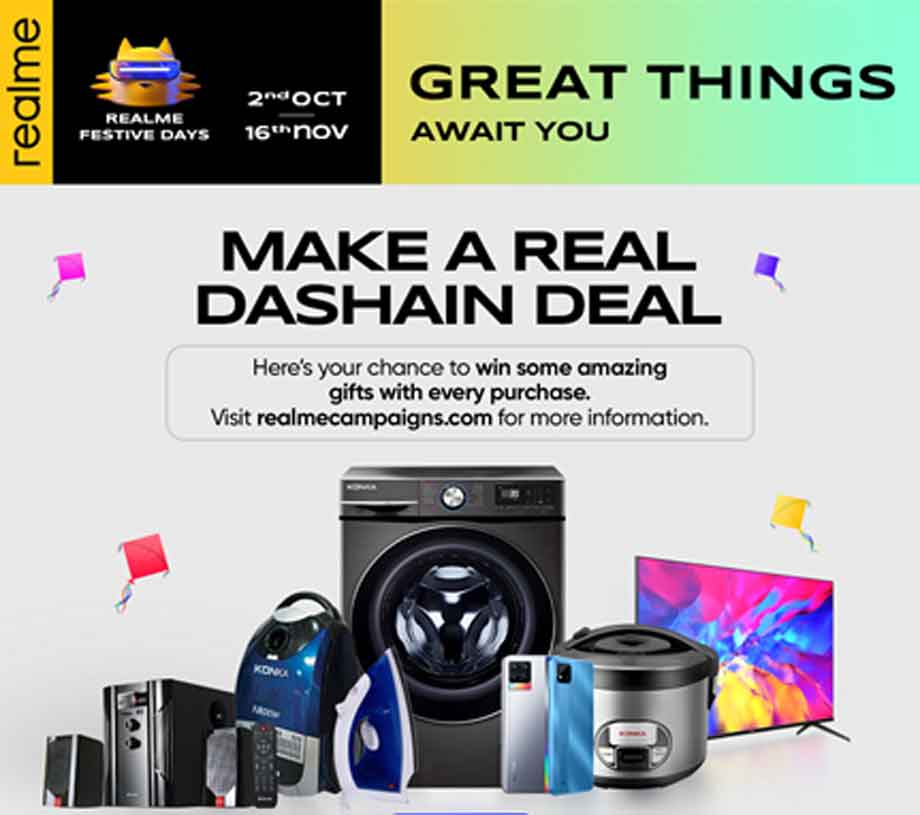 “realme festive days” starts today with some exciting announcements – Make a real deal this Dashain