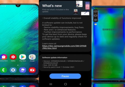 सामसङको ग्यालेक्सी ए५० अक्टोबर २०२१ सेक्युरीटी प्याच अपडेट पाउने पछिल्लो फोन
