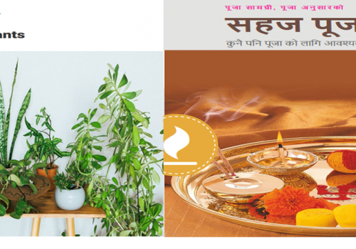 पिनाकिन टेक्नोलोजिजको पूजाथाली डट कम र ई-नर्सरी नेपाल डट कम सुरु