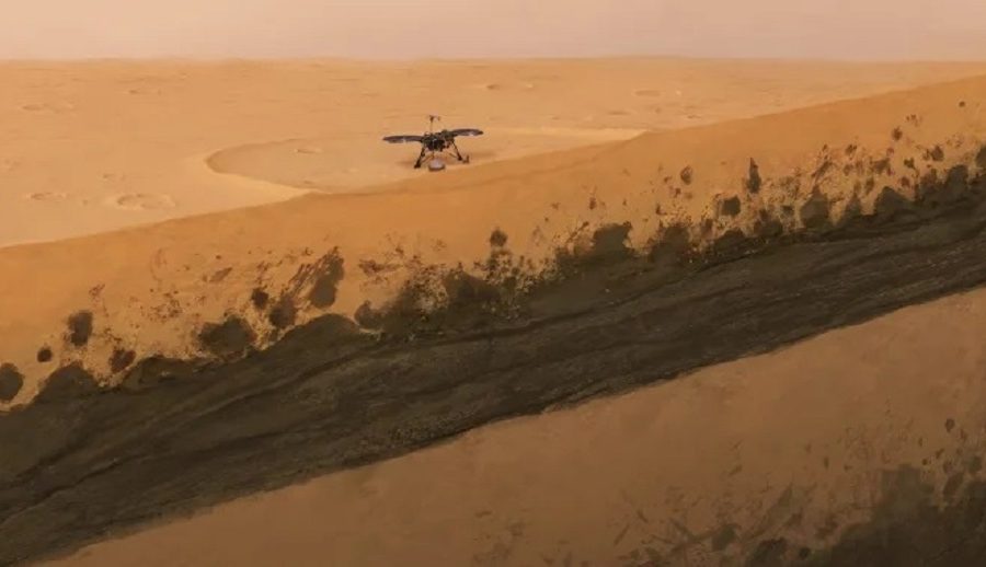 मंगल ग्रहमा पार्श्व ध्वनिका माध्यमबाट सतहभित्रका तहहरुको अध्ययन गर्दै वैज्ञानिकहरु