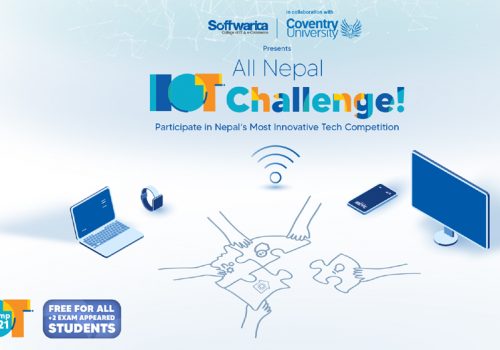 कक्षा १२ को परिक्षा दिएर बसेका विद्यार्थीहरूको लागि सफ्टवेरिका कलेजको ‘नेपाल आईओटी च्यालेन्ज’