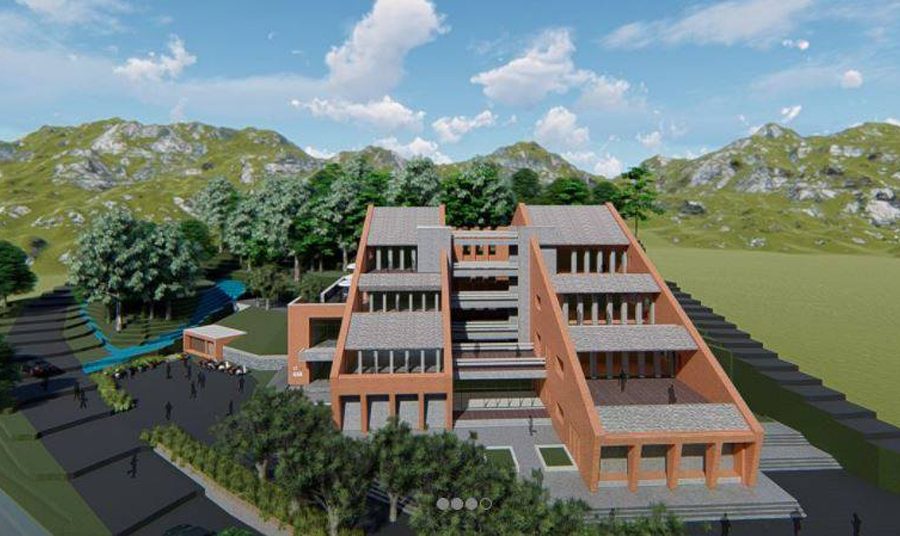 नेपाल टेक्नोलोजी इनोभेसन सेन्टरको भवन निर्माण धमाधम हुँदै