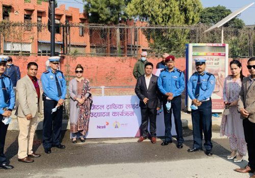 थप दुई स्थानमा नयाँ ट्राफिक लाईट संचालनमा