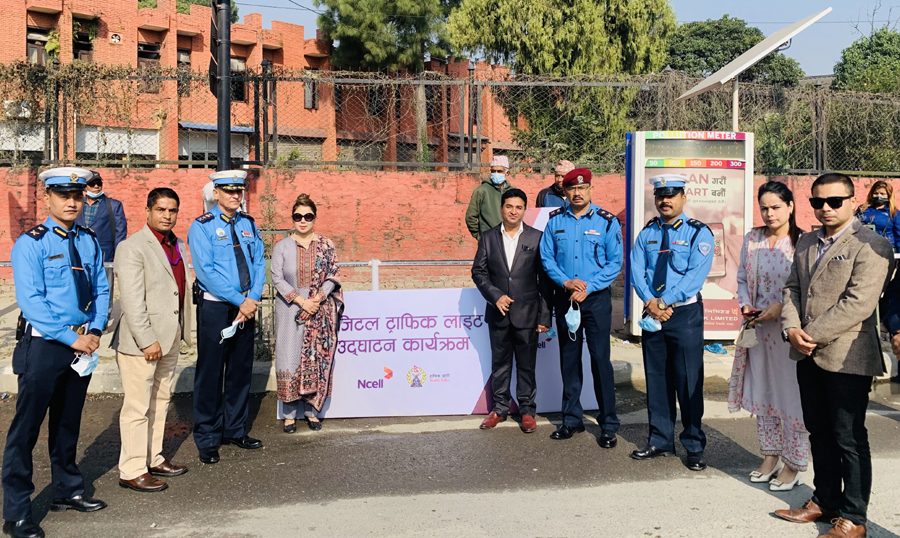 थप दुई स्थानमा नयाँ ट्राफिक लाईट संचालनमा