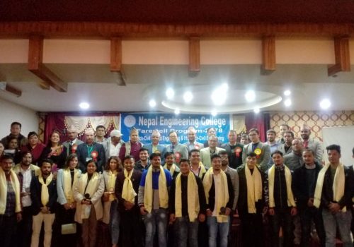 नेपाल इन्जिनियरिङ कलेजले गर्यो एकैपटक एक सय ८९ जना इन्जिनियरहरुलाई विदाई