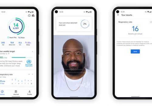 गुगल फिटले आईफोनको क्यामरा प्रयोग गरेर मुटु र श्वासप्रश्वासको दर मापन गर्न सक्ने