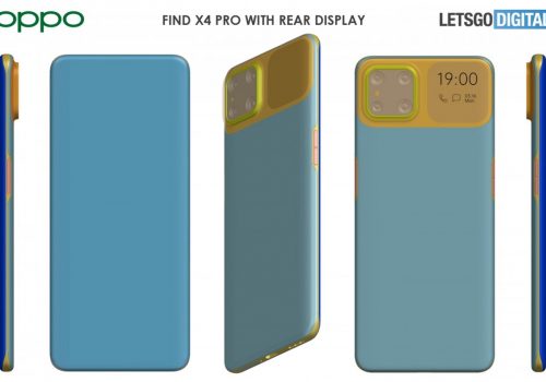 ओपोलाई अन्डर डिस्प्ले क्यामरा भएको फोनको पेटेन्ट, फोनको पछाडिसमेत डिस्प्ले