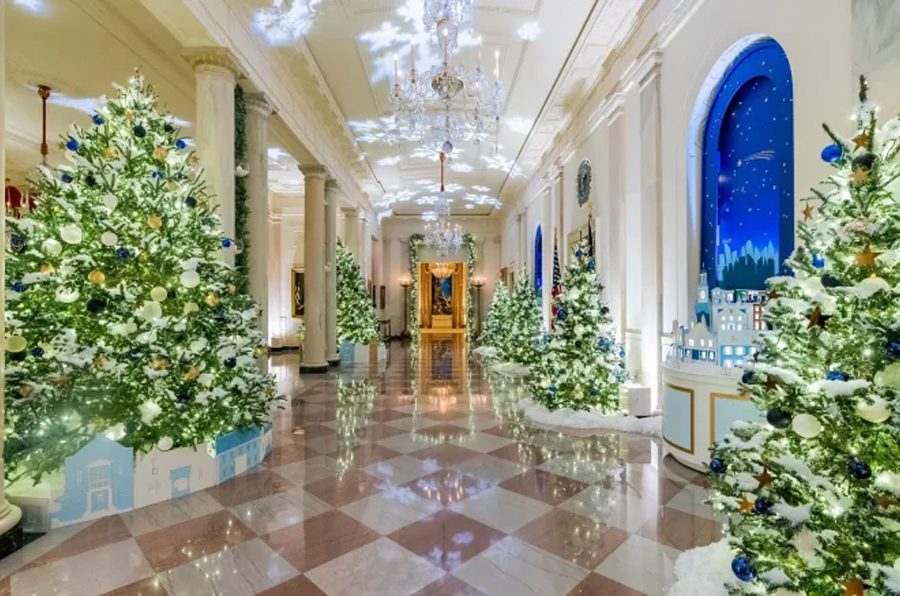 गुगलको स्ट्रिट भ्यूमा अमेरिकी व्हाइट हाउसको क्रिशमस डेकोरेशन हेर्न सकिने