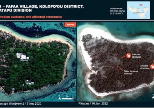 सुनामीका कारण पोलिनेसियन राष्ट्र टोंगामा दुई हप्ता इन्टरनेट नआउने