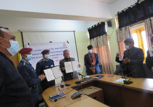 ललितपुर महानगरपालिकामा सीसीटीभी प्रणाली जडान गर्न प्रहरी परिसरलाई २ करोड रुपैयाँ सहयोग