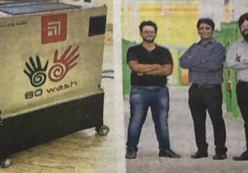 केवल आधा गिलास पानीले ८० सेकेन्डमै लुगा सफा गर्ने वासिङ मेसिन तयार