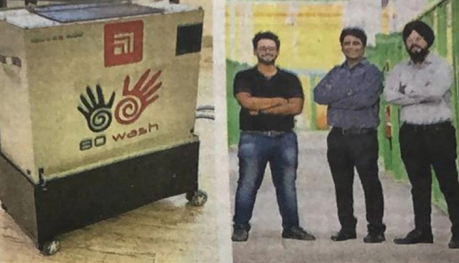 केवल आधा गिलास पानीले ८० सेकेन्डमै लुगा सफा गर्ने वासिङ मेसिन तयार