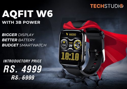 AQFiT Introduces W6 Smart Watch with HD IPS Display and Optimum Battery life