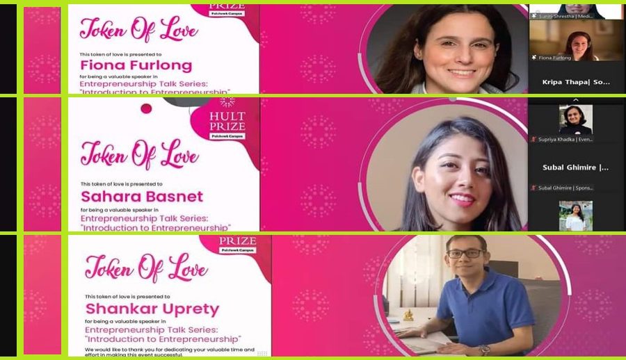 हल्टप्राइज एट आईओईको आन्ट्रप्रेनरशिप टक सिरिजको पहिलो संस्करण सम्पन्न