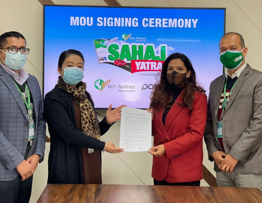 यती एयरलाइन्सका यात्रुलाई पठाओ चढ्दा छुट